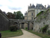 le Lude ( le château ) : au fond des douves sèches