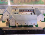 Abbaye de l'Ile Chauvet : maquette de l'abbaye