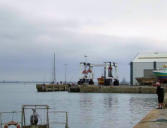 Le Croisic - le port, matériel pour mise en cale sèche de bateaux