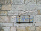 Guérande : inscription sur la porte de Saillé