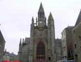 Guérande : collégiale Saint Aubin, façade principale