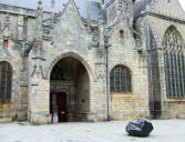 Guérande : collégiale Saint Aubin, porche