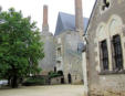 Château de Martigné Briant, cour intérieure