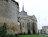 Château de Martigné Briant, une partie de la façade principale