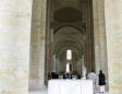 Abbaye de Fontevraud : entrée dans la nef