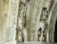 Abbaye de Fontevraud : salle capitulaire, détails des embrasures