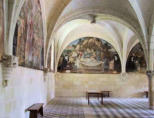 Abbaye de Fontevraud : salle capitulaire, scène de la vie de jésus