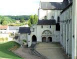 Abbaye de Fontevraud : façade ouest