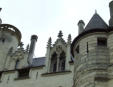 Saumur : le château, vue des toits