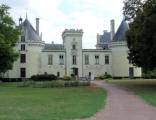 Brézé : le château, l'entrée