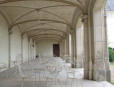 Brézé : le château,  galerie terrasse
