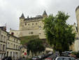 Saumur : le château depuis la ville