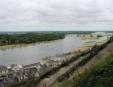 Saumur : vue 1 sur la ville et la Loire