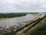 Saumur : vue 1 sur la ville et la Loire
