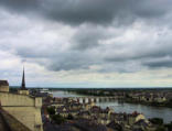 Saumur : vue 3 sur la ville et la Loire