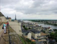 Saumur : vue 4 sur la ville et la Loire depuis le château