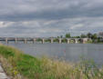 Saumur  : pont Cessart sur la Loire