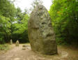 Le château de la Guignardière à Avrillé : Menhirs 2