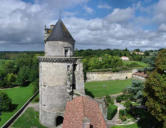 Apremont   ( le château ) vue depuis une tour