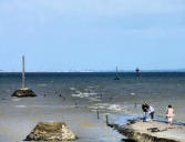 Beauvoir sur Mer - Passage du Gois, décrue de la marée