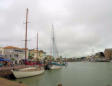 Pornic - le port de plaisance-bateaux à quai