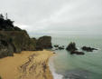La Pointe de Chemoulin-rochers et plage des Jaunais