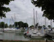 Mortagne en Gironde : le port de plaisance avec ses petits et grands bateaux