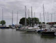 Mortagne en Gironde : le port de plaisance avec ses bateaux