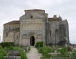 Talmont sur Gironde : Façade principale de l'église Radegonde