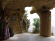 Meschers  ( les grottes Régulus ) intérieur de grotte et scène de vie