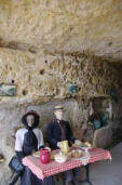Meschers  ( les grottes Régulus ) intérieur de grotte, le restaurant