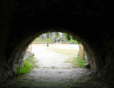 Saintes : l'amphithéâtre romain sortie sur la piste