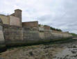 Fouras : fortifications du fort Vauban à marée basse