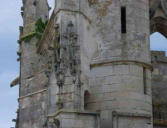 Saint Martin en Ré : détail du clocher de l'église Saint Martin