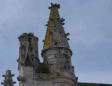 Saint Martin en Ré : haut du clocher de l' église Saint Martin