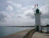 La flotte en Ré : le phare à l'entrée du port