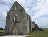Notre Dame des Châteliers  ( commune de La Flotte en Ré ) façades extérieures de l'abbaye