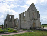 Notre Dame des Châteliers  ( commune de La Flotte en Ré ) vue générale de l'abbaye