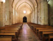 Saint Georges D'Oléron : nef centrale de l'église romane Saint Georges