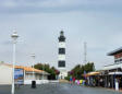 Saint Denis d'Oléron : le phare de chassiron depuis l'esplanade