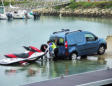 Saint Denis d'Oléron :mise à l'eau du jet ski