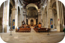 Nancy :  église Notre Dame de Bonsecour, la nef