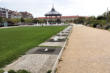 Valence : Champ de Mars avec le kiosque des amoureux de Peynet