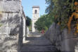 La Motte Chalançon : montée vers l'église