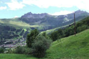 Doucy combelouvière : domaine de valmorel en été, paysage3