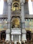 Lyon : intérieur de la basilique Notre Dame de Fourvière