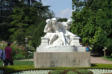 Lyon : parc de la Tête d'Or,  statue Les trois grâces 