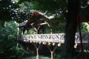 Lyon : parc de la Tête d'Or, passerelle