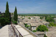 Grignan :point de vue sur la ville