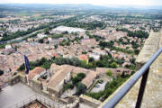 Crest : vue sur la ville depuis la tour